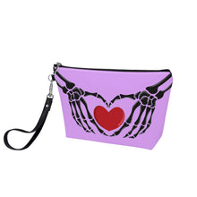 Load image into Gallery viewer, Ti Amo I love you - Exclusive Brand  - Perfume - Skeleton Hands with Heart - Sling Cosmetic Bag
