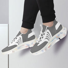 Load image into Gallery viewer, Ti Amo I love you - Exclusive Brand  - Dove Gray - Mens / Womens - Air Max React Sneakers - White Soles
