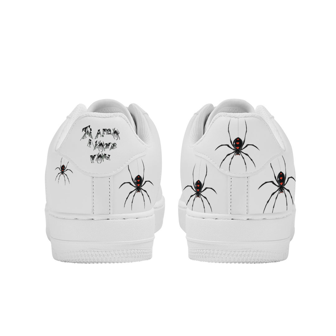 Ti Amo I love you - Exclusive Brand - White - Lots of Spiders - Mens / Womens -  Low Top Unisex Sneakers