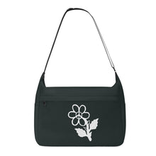 Load image into Gallery viewer, Ti Amo I love you - Exclusive Brand - Charleston Green - White Daisy - Journey Computer Shoulder Bag
