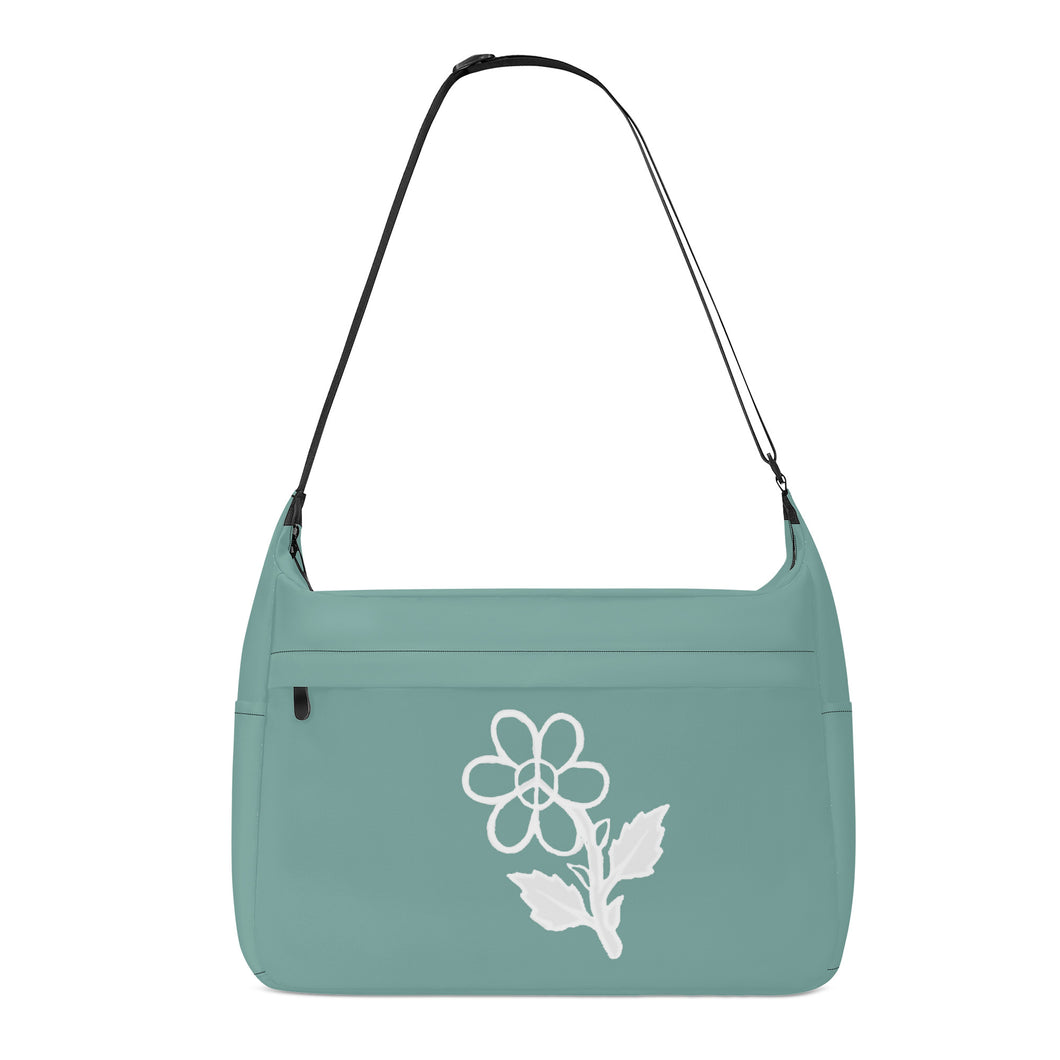 Ti Amo I love you - Exclusive Brand - Sea Nymph - White Daisy - Journey Computer Shoulder Bag