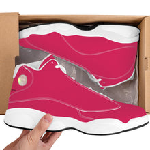 Load image into Gallery viewer, Ti Amo I love you - Exclusive Brand - Cerise Red 2 - Mens / Womens - Unisex  Basketball Shoes - White Laces
