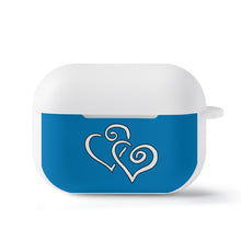 Load image into Gallery viewer, Ti Amo I love you - Exclusive Brand  - Lochmara  - Double White Heart - AirPods Pro Case Cover
