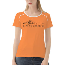 Load image into Gallery viewer, Ti Amo I love you - Exclusive Brand  - Coral - Gather and Be Grateful -  Women&#39;s T shirt - Sizes XS-2XL
