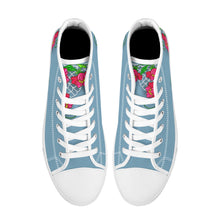 Load image into Gallery viewer, Ti Amo I love you - Exclusive Brand - High-Top Canvas Shoes - White Soles
