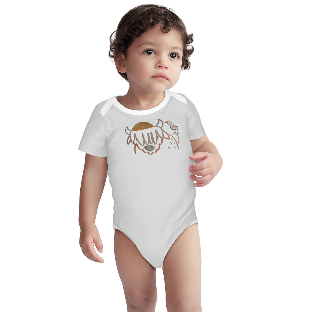 Ti Amo I love you - Exclusive Brand - Baby Short Sleeve Baby Onesie - One-Piece Bodysuit Romper Onesie - Sizes 0-24mths