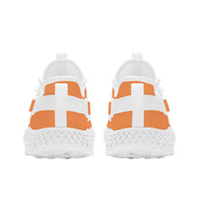 Load image into Gallery viewer, Ti Amo I love you - Exclusive Brand  - Coral -  Double Heart - Womens Mesh Knit Shoes - White Soles
