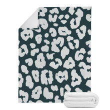 Load image into Gallery viewer, Ti Amo I love you - Exclusive Brand - Plantation &amp; Porcelain Animal Print - Micro Fleece Blankets
