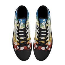 Load image into Gallery viewer, Ti Amo I love you  - Exclusive Brand  - High-Top Canvas Shoes - Black Soles
