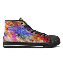 Load image into Gallery viewer, Ti Amo I love you - Exclusive Brand - High-Top Canvavs Shoes - Black Soles
