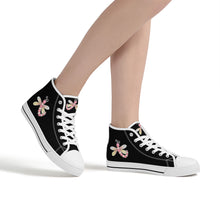 Load image into Gallery viewer, Ti Amo I love you - Exclusive Brand - High-Top Canvas Shoes - White Soles
