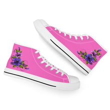 Load image into Gallery viewer, Ti Amo I love you- Exclusive Brand - High-Top Canvas Shoes - White Soles
