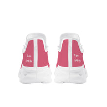 Load image into Gallery viewer, Ti Amo I love you - Exclusive Brand  - Pale Violet Red - Womens - Flex Control Sneakers- White Soles
