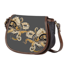 Load image into Gallery viewer, Ti Amo I love you - Exclusive Brand  - Davy&#39;s Grey - Octopi - Saddle Bag
