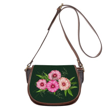 Load image into Gallery viewer, Ti Amo I love you - Exclusive Brand - Celtic - Pink Floral - Saddle Bag
