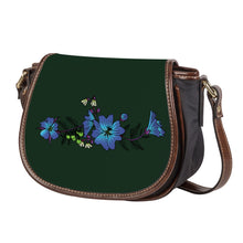 Load image into Gallery viewer, Ti Amo I love you - Exclusive Brand - Celtic - Blue Floral - Saddle Bag
