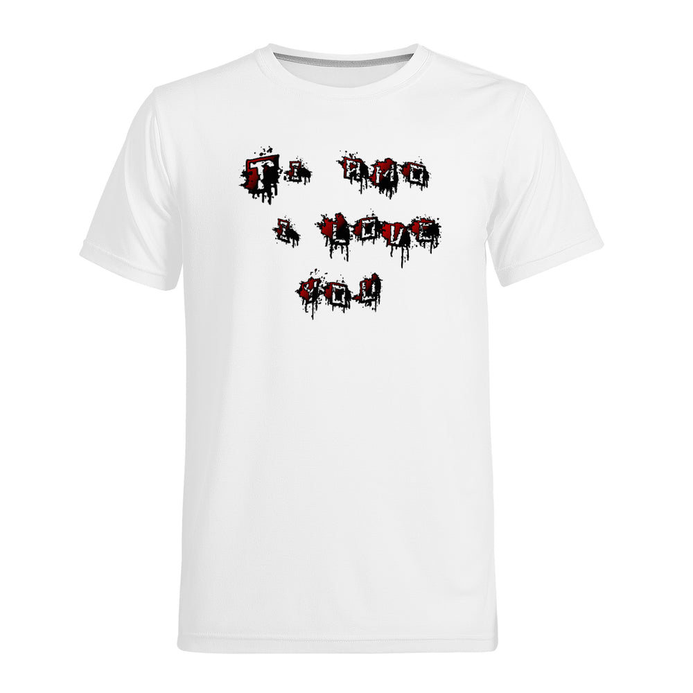 Ti Amo I love you - Exclusive Brand  -  Ti Amo I love you Lettering - Men's T-Shirt