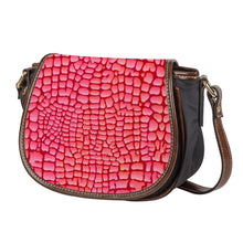 Load image into Gallery viewer, Ti Amo I love you - Exclusive Brand - Mandy - Reptile Pattern - Saddle Bag
