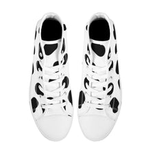 Load image into Gallery viewer, Ti Amo I love you - Exclusive Brand  - High-Top Canvas Shoes - White Soles
