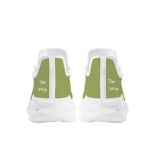 Load image into Gallery viewer, Ti Amo I love you - Exclusive Brand  - Olive Green - Mens / Womens - Flex Control Sneakers- White Soles
