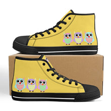 Load image into Gallery viewer, Ti Amo I love you - Exclusive Brand - High-Top Canvavs Shoes - Black Soles
