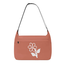 Load image into Gallery viewer, Ti Amo I love you - Exclusive Brand - Chestnut Rose 2 - White Daisy - Journey Computer Shoulder Bag
