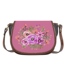 Load image into Gallery viewer, Ti Amo I love you - Exclusive Brand - Charm - Floral Bouquet -  Saddle Bag
