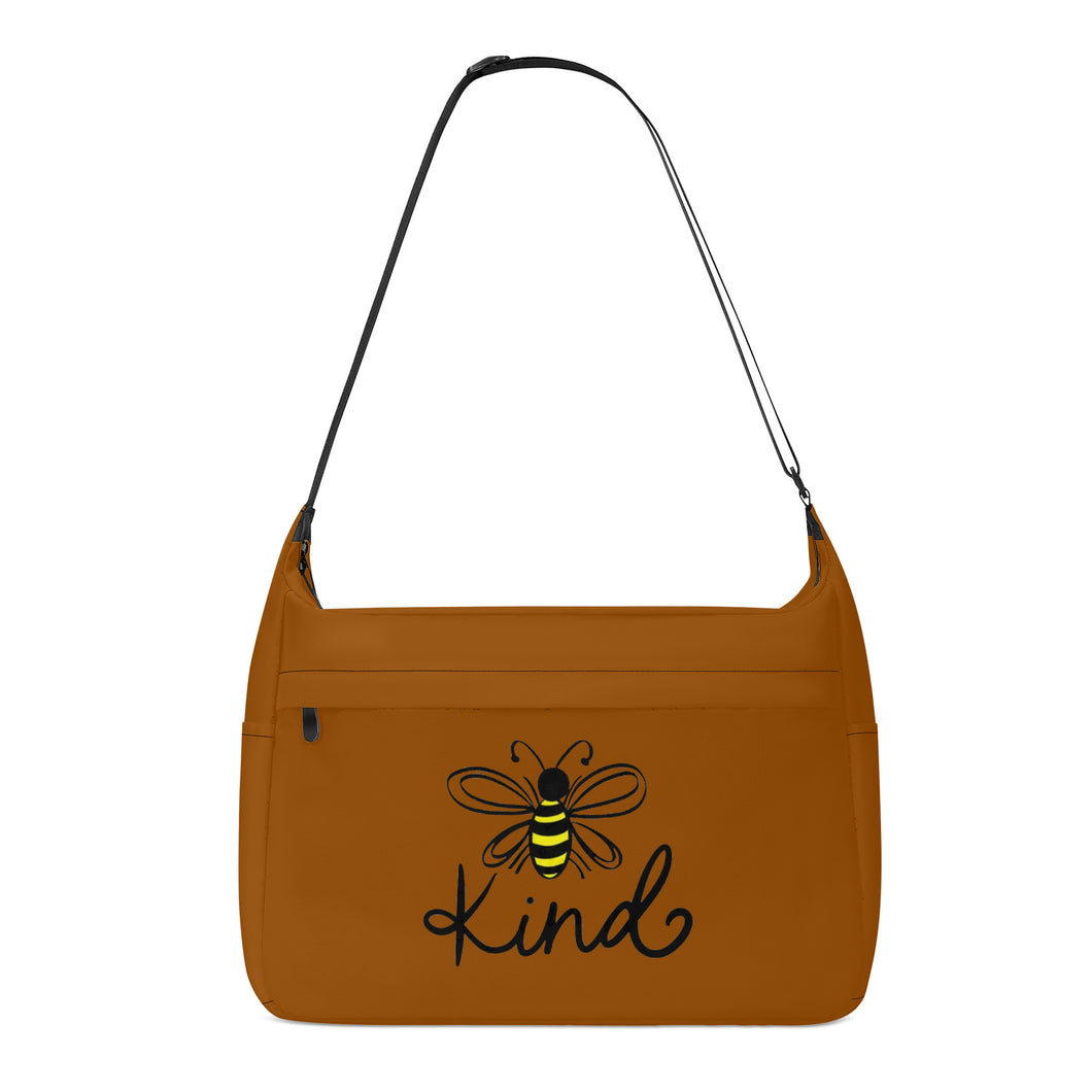 Ti Amo I love you - Exclusive Brand - Brown - Bee Kind - Journey Computer Shoulder Bag