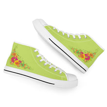 Load image into Gallery viewer, Ti Amo I love you - Exclusive Brand - High-Top Canvas Shoes - White Soles
