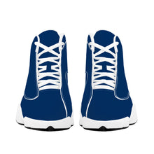 Load image into Gallery viewer, Ti Amo I love you - Exclusive Brand  - Astros Navy - Mens / Womens - Unisex  Basketball Shoes - White Laces
