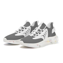 Load image into Gallery viewer, Ti Amo I love you - Exclusive Brand  - Dove Gray - Mens / Womens - Air Max React Sneakers - White Soles
