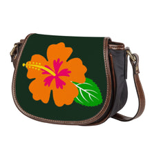 Load image into Gallery viewer, Ti Amo I love you - Exclusive Brand - Celtic  - Hawaiian Flower - Saddle Bag
