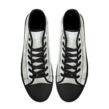 Load image into Gallery viewer, Ti Amo I love you - Exclusive Brand - High-Top Canvas Shoes - Black Soles
