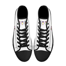 Load image into Gallery viewer, Ti Amo I love you - Exclusive Brand - High-Top Canvavs Shoes - Black Soles
