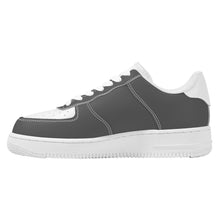 Load image into Gallery viewer, Ti Amo I love you - Exclusive Brand - Davy&#39;s Grey &amp; White - Low Top Unisex Sneakers - Sizes: Big Kids 4.5-7 / Mens 4.5-14.5 / Womens 5.5-14
