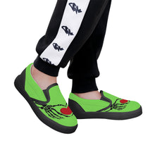 Load image into Gallery viewer, Ti Amo I love you - Exclusive Brand - Pastel Green - Kids Slip-on shoes - Black Soles
