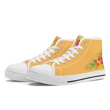 Load image into Gallery viewer, Ti Amo I love you - Exclusive Brand - High-Top Canvas Shoes - White Soles
