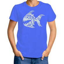 Load image into Gallery viewer, Ti Amo I love you - Exclusive Brand - Neon Blue - Angry Fish - Mens T-Shits
