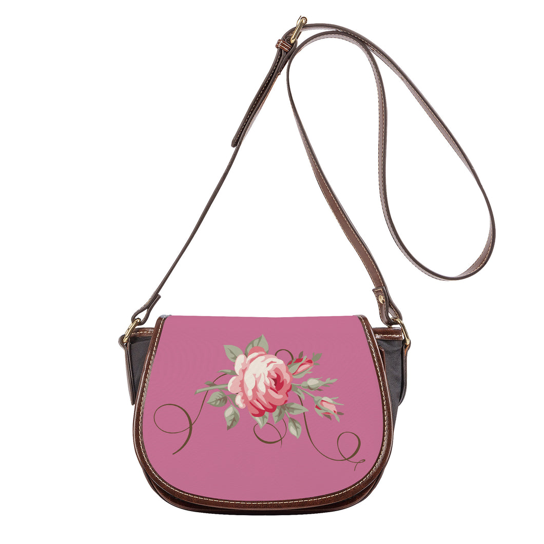 Ti Amo I love you - Exclusive Brand - Charm - Rose - Saddle Bag