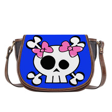 Load image into Gallery viewer, Ti Amo I love you - Exclusive Brand  - Blue Blue Eyes -  Skeleton - Saddle Bag
