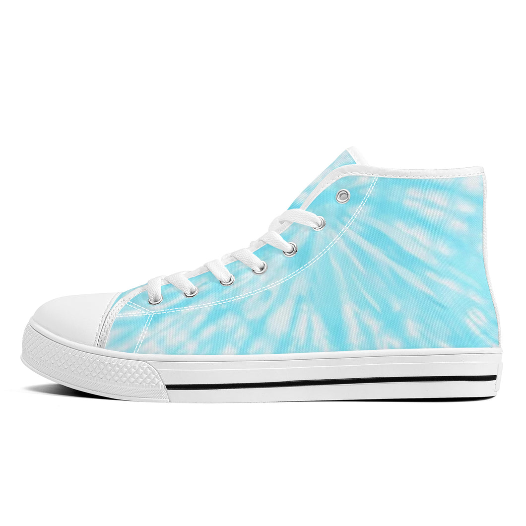 Ti Amo I love you - Exclusive Brand  - High-Top Canvas Shoes - White Soles