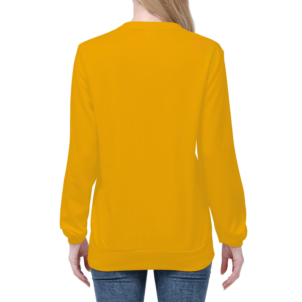 Ti Amo I love you - Exclusive Brand  - Web Orange - Solid Color Women's Sweatshirt
