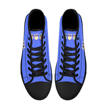 Load image into Gallery viewer, Ti Amo I love you - Exclusive Brand - High-Top Canvas Shoes - Black Soles
