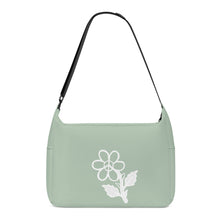 Load image into Gallery viewer, Ti Amo I love you - Exclusive Brand - Green Spring - White Daisy -  Journey Computer Shoulder Bag
