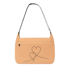 Load image into Gallery viewer, Ti Amo I love you - Exclusive Brand - Macaroni and Cheese - Double Script Heart - Journey Computer Shoulder Bag
