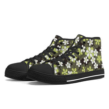 Load image into Gallery viewer, Ti Amo I love you - Exclusive Brand - High-Top Canvas Shoes - Black Soles
