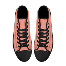 Load image into Gallery viewer, Ti Amo I love you - Exclusive Brand - High-Top Canvavs Shoes - Black Soles
