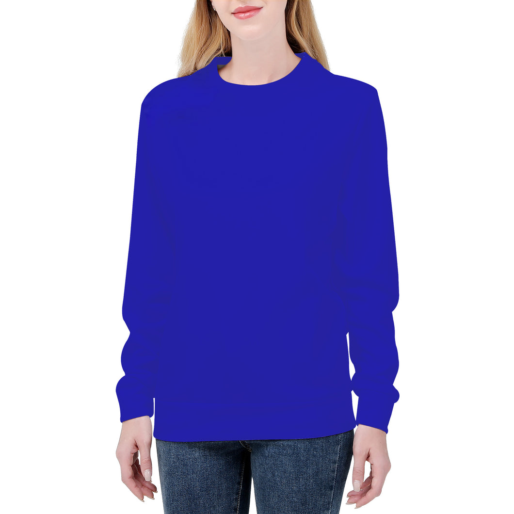 Ti Amo I love you - Exclusive Brand - Persian Blue - Solid Color Women's Sweatshirt