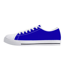 Load image into Gallery viewer, Ti Amo I love you - Exclusive Brand -  Low-Top Canvas Shoes With Customized Tongue - White
