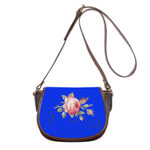 Load image into Gallery viewer, Ti Amo I love you - Exclusive Brand - Blue Blue Eyes -  Rose -  Saddle Bag
